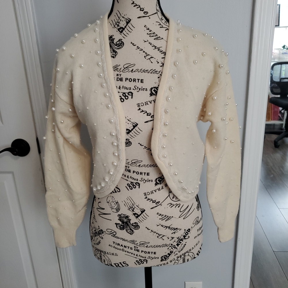 Vintage Pearl Sweater